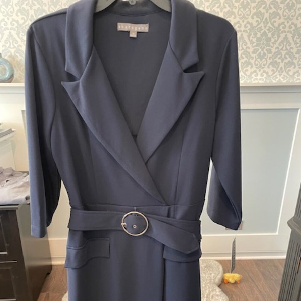 Navy Blue Suit Dress